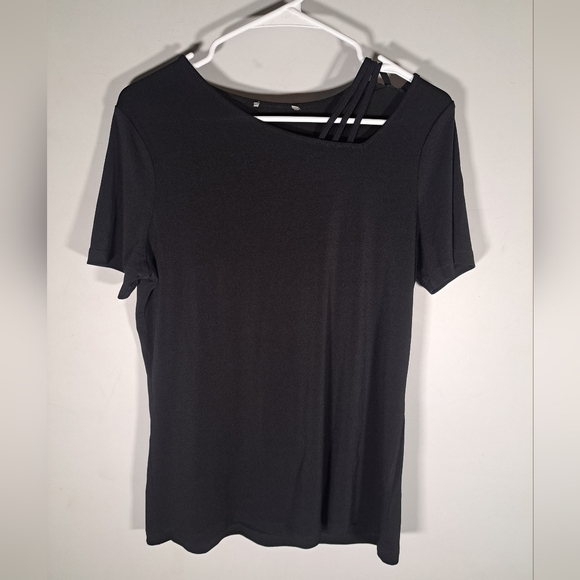 3/$15 Black Size Large Dressy T-Shirt - Picture 1 of 5